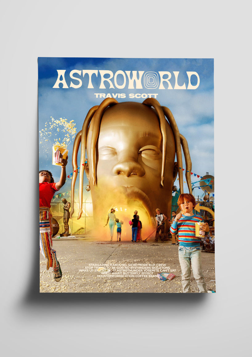 Travis Scott - Astroworld Poster
