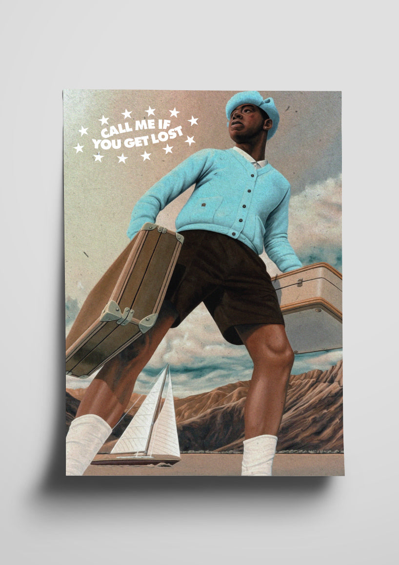 Tyler The Creator Poster Call Me If You Get Lost Album Cover