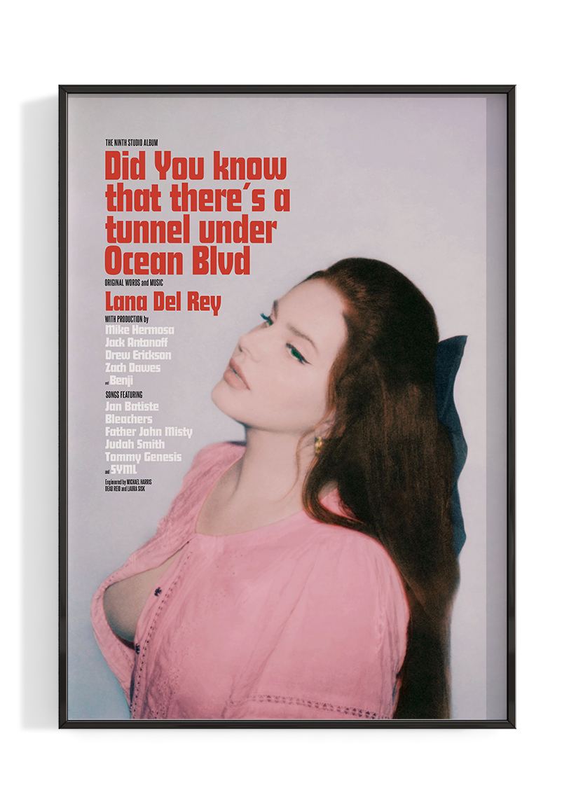 Lana Del Rey 'Honeymoon' Poster – The Indie Planet