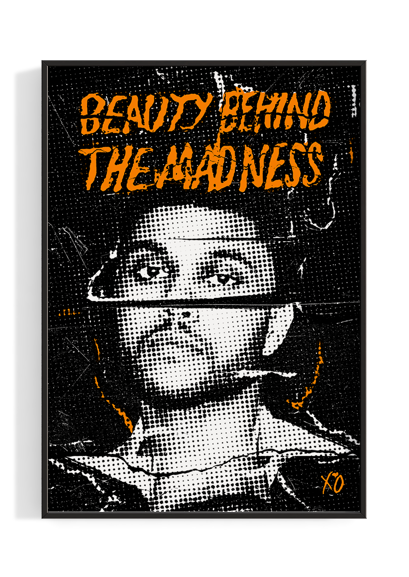 The Weeknd Minimalist Beauty Behind The Madness Album Poster