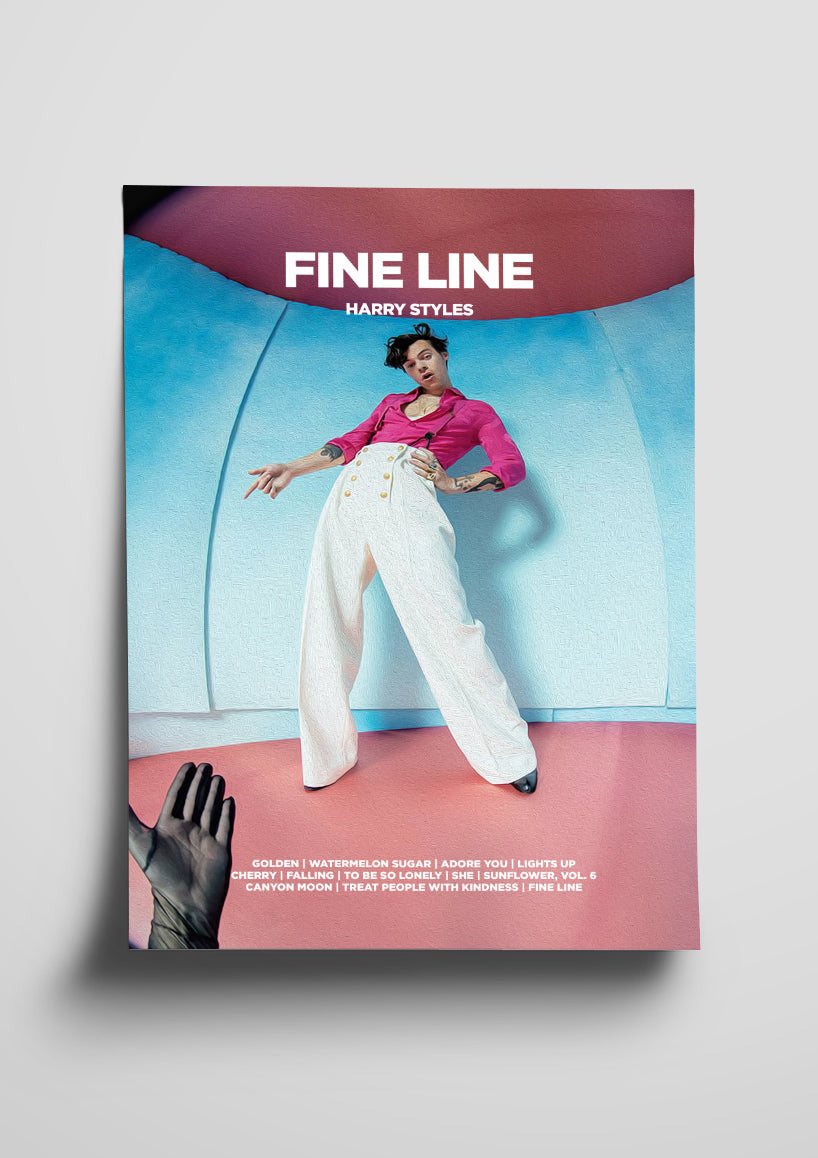 Harry Styles 'Fine Line' Poster – The Indie Planet