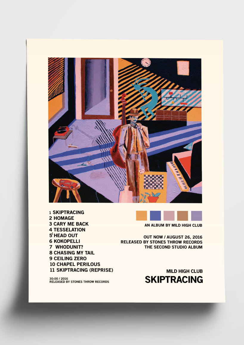Mild High Club 'Skiptracing' Album Art Tracklist – The Planet