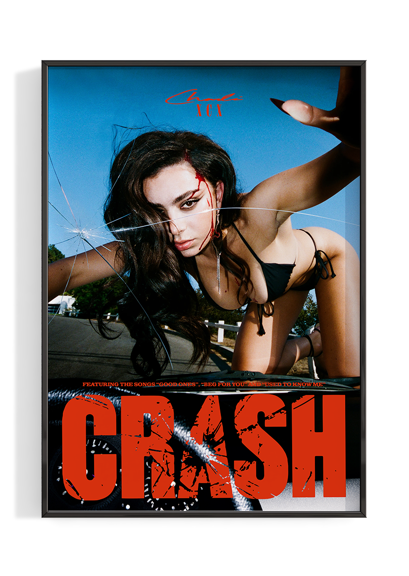 Charli xcx 'CRASH' Poster