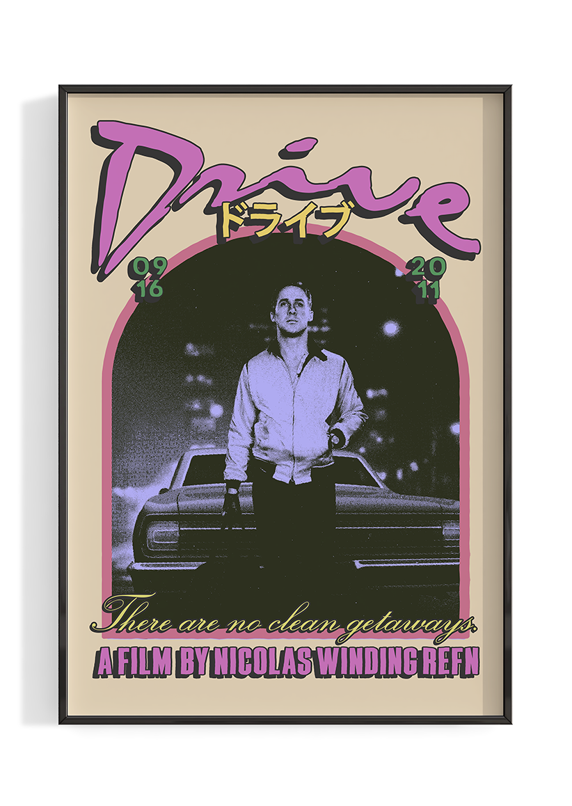 'Drive' Movie Graphic Poster