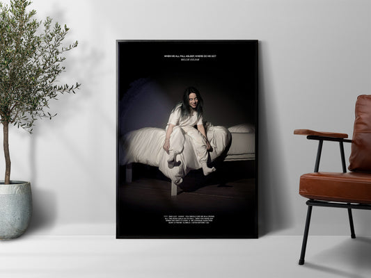 Billie Eilish 'When We Fall Asleep, Where Do We Go?' Poster