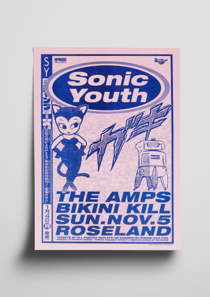 Sonic Youth Poster The Indie