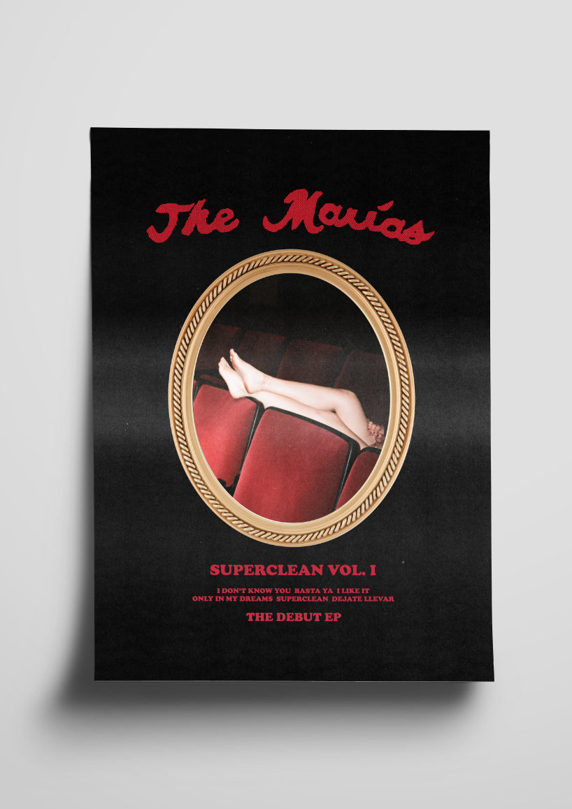 The Marias 'superclean Vol. 1' Poster – The Indie Planet