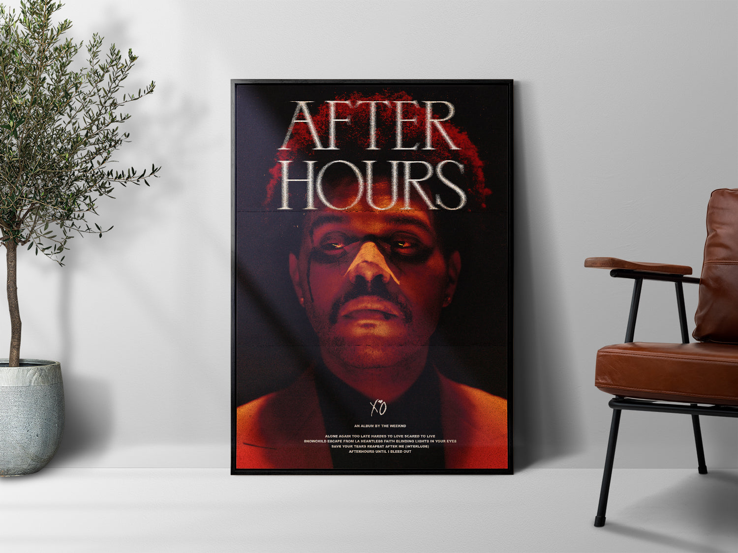 The Weeknd Poster, After Hours Album Poster, Music Poster, Gift