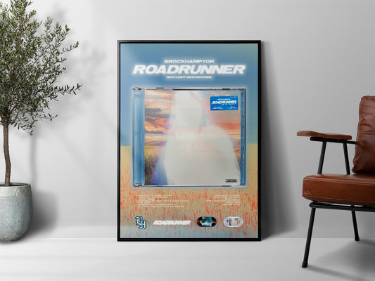 BROCKHAMPTON 'ROADRUNNER: NEW LIGHT, NEW MACHINE' Poster