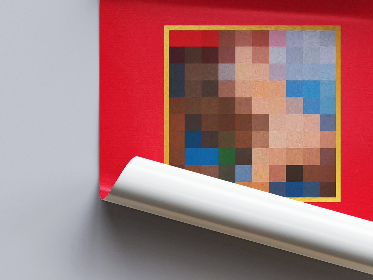 Kanye West 'My Beautiful Dark Twisted Fantasy' Poster – The Indie