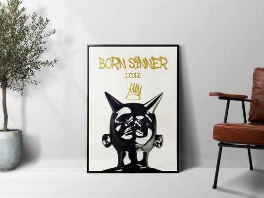 J. Cole 'Born Sinner' Poster