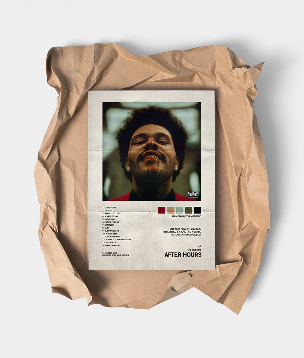 The Weeknd After Hours Album Cover T-Shirt